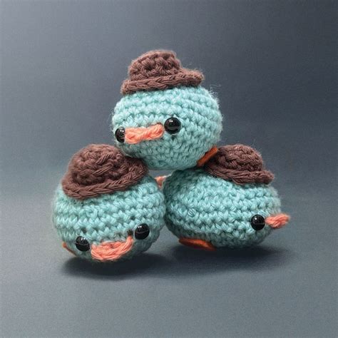 crochet perry the platypus!, Hobbies & Toys, Stationery & Craft ...