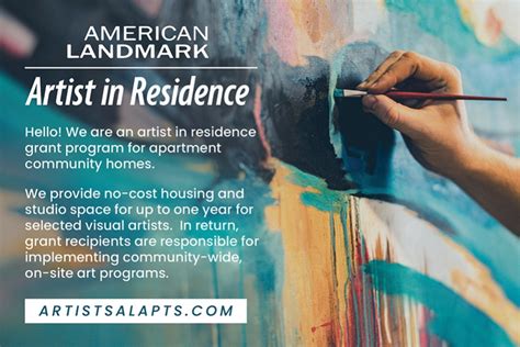 Artist residency listings