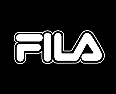 Fila Logo Brand Clothes Symbol Name White Design Fashion Vector ...