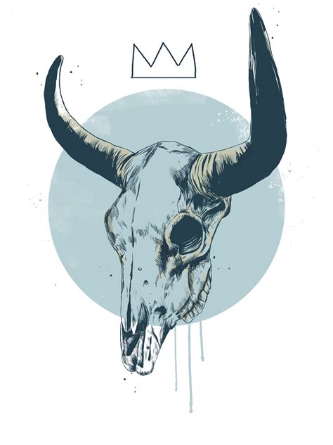 Cow Skull Painting