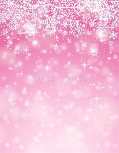 Pink background with snowflakes, vector. Illustration , #Ad, # ...