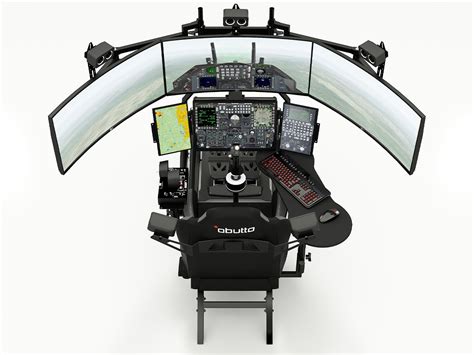 Full Flight Simulator Cockpit