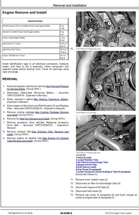 John Deere Compact Track Loader 317G Service Repair Manual (TM13854X19)