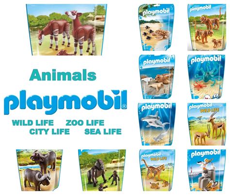 PLAYMOBIL ANIMALS WILD LIFE ZOO SEA CITY LIFE ASSORTMENT *CHOOSE YOUR ...