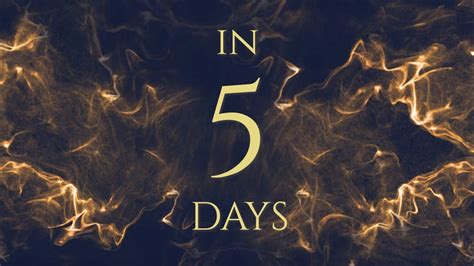 BOOK 6 COUNTDOWN: 5 Days Left - YouTube