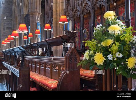 Lancaster Priory Church. Lancaster Lancashire UK Stock Photo - Alamy