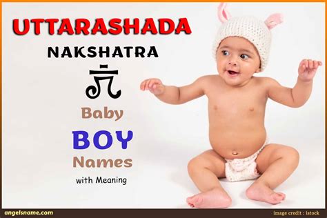 Uttarashada Nakshatra Baby Boy Names With Meaning | Angelsname.com