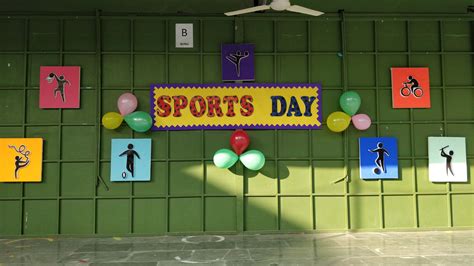 Sports day decorating 2019 | Sports day decoration, School crafts ...