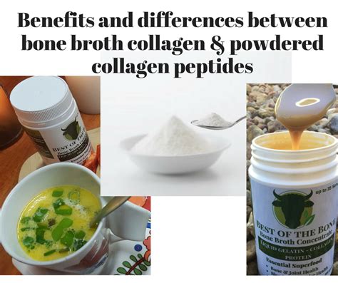 Bone Broth Gelatin and Powdered Collagen Hydrolysate: Benefits? And is ...