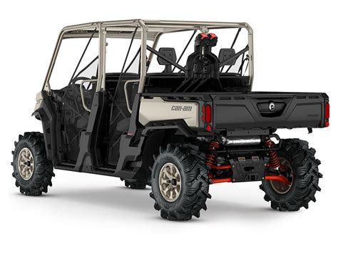 New 2022 Can-Am Defender MAX X MR HD10 Liquid Titanium / Magma Red ...