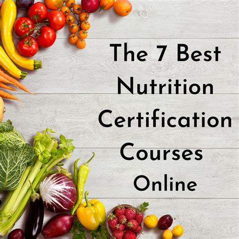 The 7 Best Nutrition Certification Courses Online | Nutrition ...