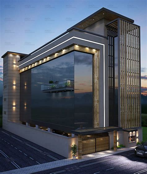 Commercial Facade Design | Ansa Interiors Office Building Architecture ...