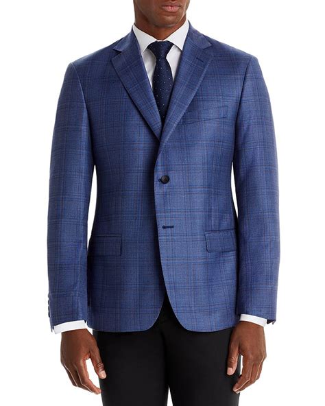 The Men's Store at Bloomingdale's Regular Fit Plaid Sportcoat Regular ...