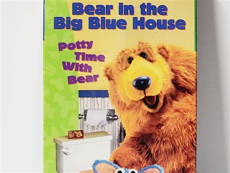 Bear In The Big Blue House - Potty Time With Bear VHS Jim Henson NEW ...