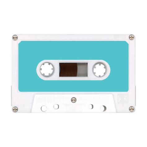 Pre-Printed Audio Cassette Tape Labels - Choice of Colors