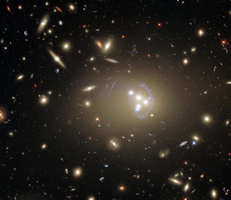 Our Giant Universe: Hubble Spots Massive Galaxy Cluster With a Wealth ...