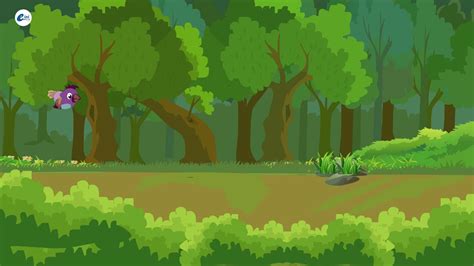 Forest 2D Animation Background - YouTube