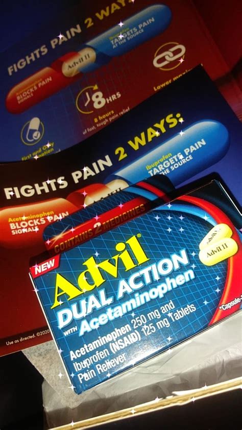 Advil Duel Action | Influenster, Tell the world, Reading writing