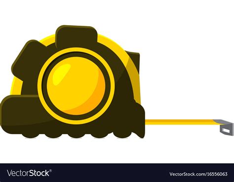 Tape measure icon cartoon style Royalty Free Vector Image