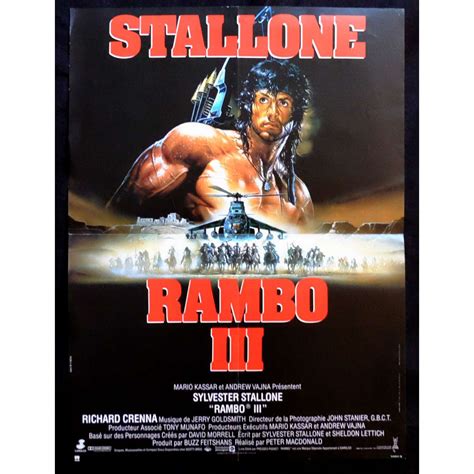 RAMBO 3 Movie Poster