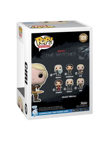 Funko Pop! The Witcher - Ciri w/sword 1319 - Lifestyle - Gifts | Games ...