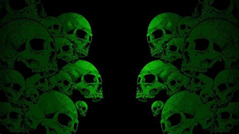 Green Skull Wallpaper (53+ images)