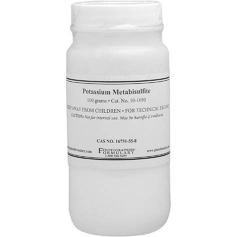 Photographers' Formulary Potassium Metabisulfite - 10-1050 100G