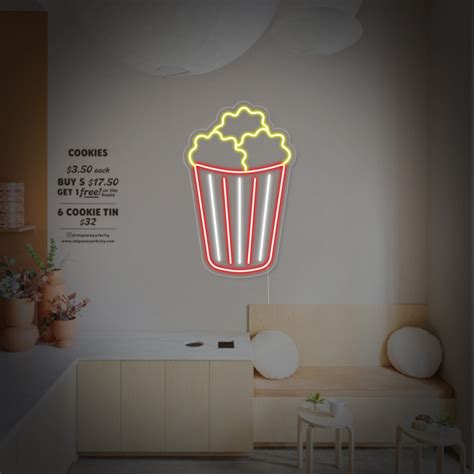 Popcorn Neon Sign - HAPPYNEON – HAPPYNEON.COM