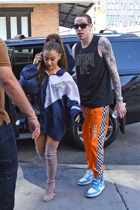 Ariana Grande and Pete Davidson Shopping at Sephora in NYC 06/29/2018 ...