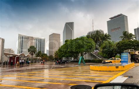 Miami Downtown traffic - Florida. | Stock Photo | Colourbox