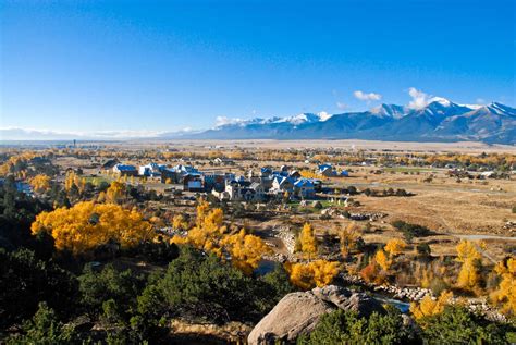 Looking Towards South Main and Mount Princeton. Buena Vista Colorado ...