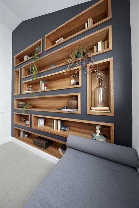 ↗ 58 Inspiration Unique Wooden Shelf Ideas To Add More Space In Your ...