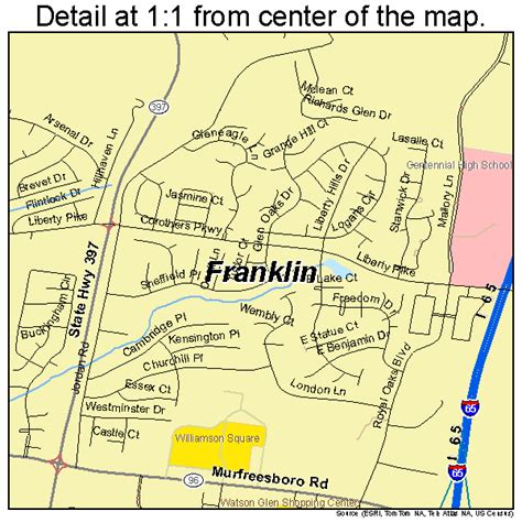 Franklin Tennessee Street Map 4727740