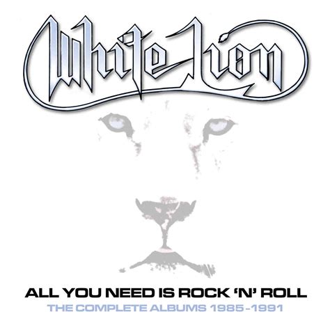 5CD Box For White Lion – All You Need Is Rock ‘N’ Roll: The Complete ...