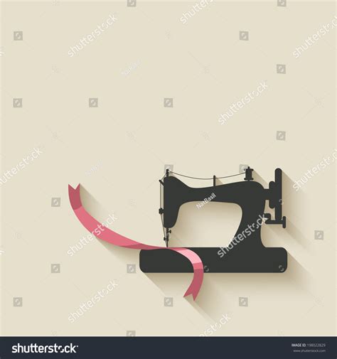 Sewing Machine Background Stock Vector (Royalty Free) 198022829 ...