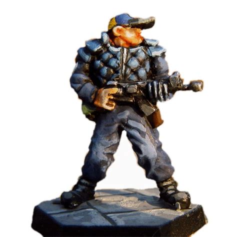 Swat Team Trooper with Assault Rifle, Ready - Miniature – McDougall Designs