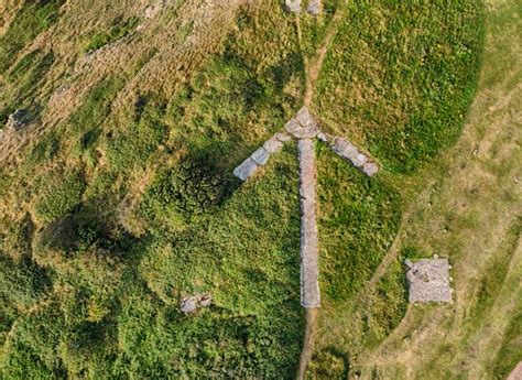 The Arrow on Brean Down: A Piece of World War II History - Drone Adventure