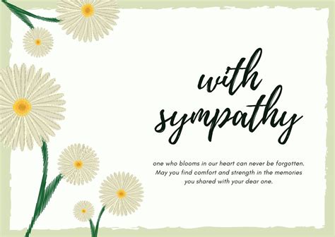 Sympathy Card Template – Mightyprintingdeals.com