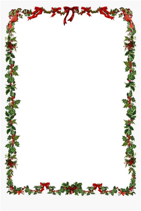 Black And White Christmas Page Borders | Christmas Border | Free ...