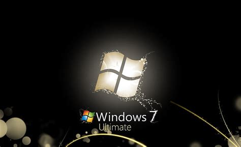 HD wallpaper: Windows 7 Ultimate Bright Black, Windows 7 Ultimate ...