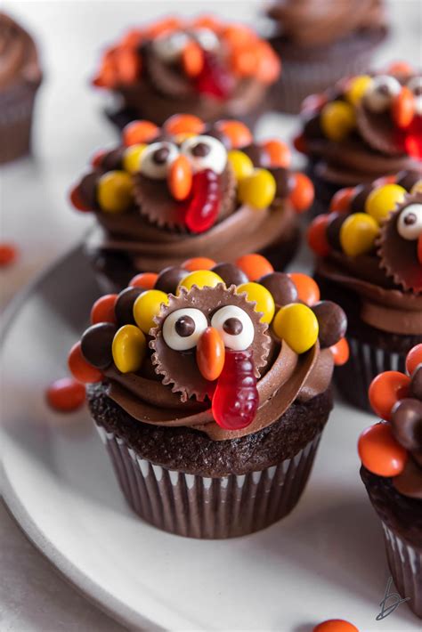 Easy Turkey Cupcakes