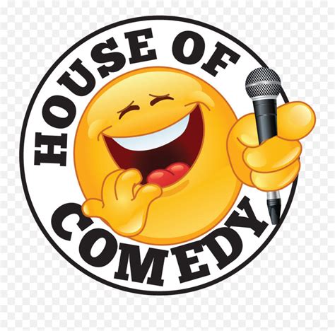 House Of Comedy - House Of Comedy Md Emoji,House Emoticon - free ...