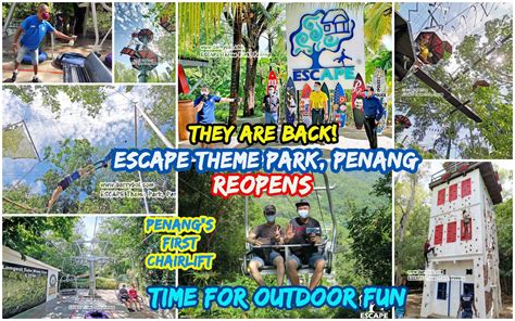 Penang Theme Park, ESCAPE Reopens. The Adventure Begins.