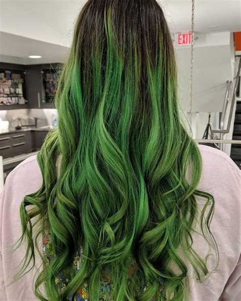 heard y'all like the grinch | Green hair, Hair heaven, Hair styles