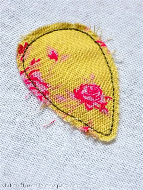 Fabric appliqué: 4 methods you should know - Stitch Floral | Flower ...