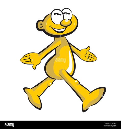 Funny man walking - Cartoon storyboard Stock Vector Image & Art - Alamy