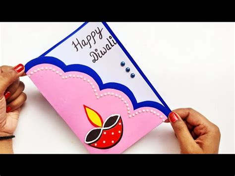 DIY Diwali Greeting Card / Handmade Diwali card making ideas / How to ...