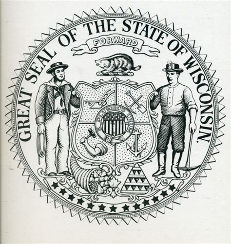 Great Seal of the State of Wisconsin | Print | Wisconsin Historical Society