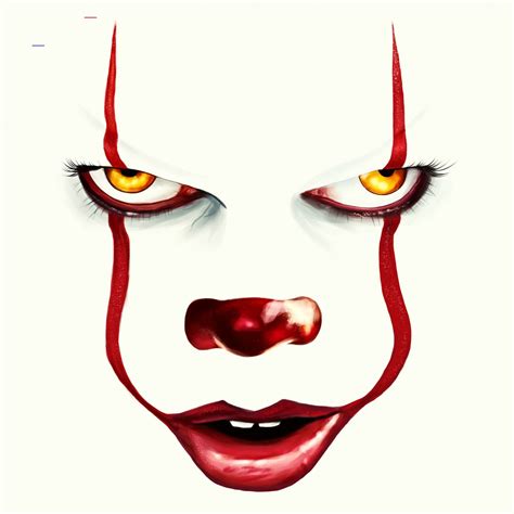 Pennywise Drawing | It Clown Drawing | It Chapter Two | Color Changing ...