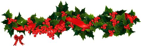 Download Holly Vector Garland - Christmas Garland Png - Full Size PNG ...